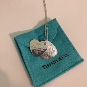 Tiffany & Co double pendant necklace